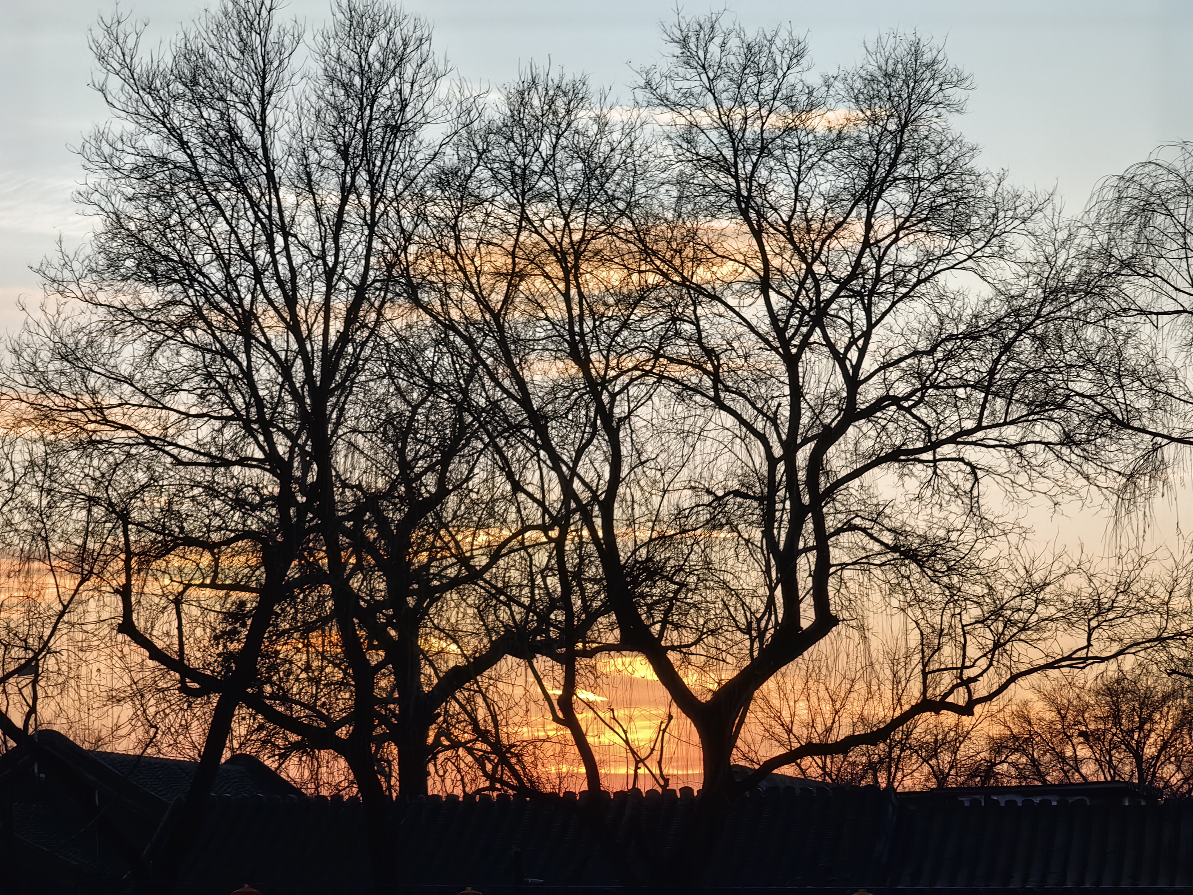 Sunset over Shichahai, Beijing
